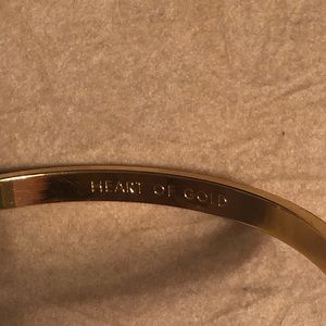 Kate Spade Heart of Gold Idiom Bangle